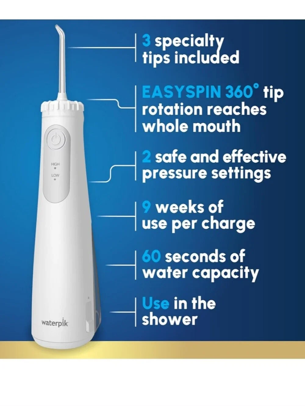 Waterpik Cordless Gem Water Flosser